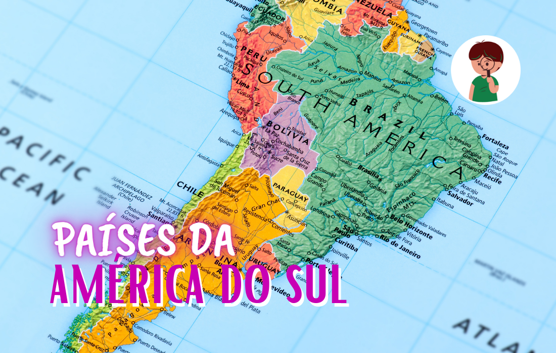 Países Da América Do Sul Mapa Bandeiras E Informações Gerais 2023 